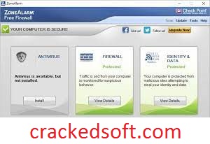 ZoneAlarm Free Firewall 15.8.211.19229 Crack
